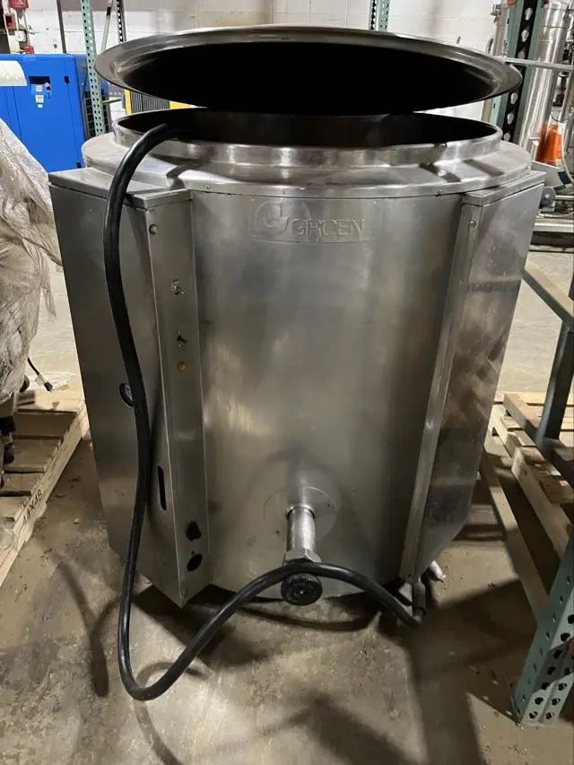 Used 80 gallon Groen electric kettle model EF80