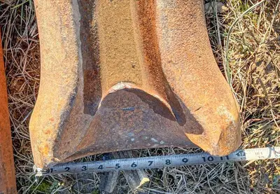 Used AFTERMARKET 12" DIAMETER X 33" LENGTH CABLE TOOL DRILLING CHISEL BIT Construction Equipment Parts Pennsylvania US | East West Machinery & Drilling #1417989