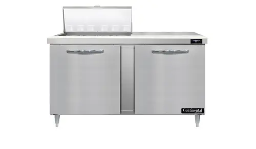 Continental D60N12M 60" Designer Line Sandwich/salad Prep Table W/ Refrigerated Base, 115v