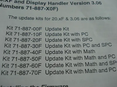 NEW BARBER COLMAN MACO SERIES DATA HANDLER FIRMWARE UPDATE V20.XF DISPLAY 3.06.
