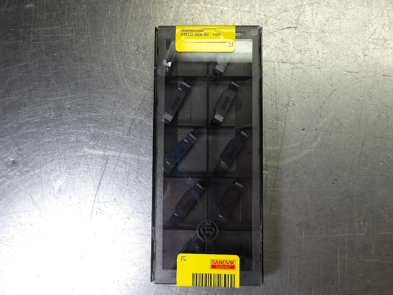 Sandvik Coromant Carbide Inserts QTY10 N123J2-0600-RO 1105 (LOC328A)