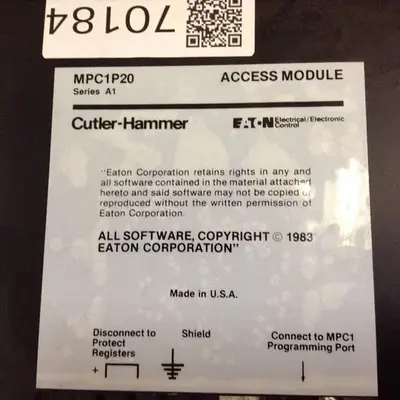 USED CUTLER HAMMER MPC1P20