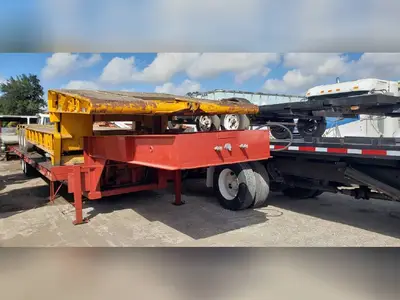 Used BIRMINGHAM LOWBOY TRAILER 60 Lowboy Trailers Florida US | USA Transequipment #1542579