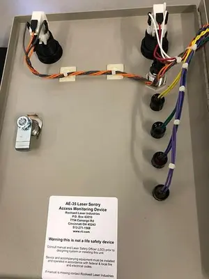 ROCKWELL LASER INDUSTRIES AE-35 LASER SENTRY ACCESS MONITORING DEVICE