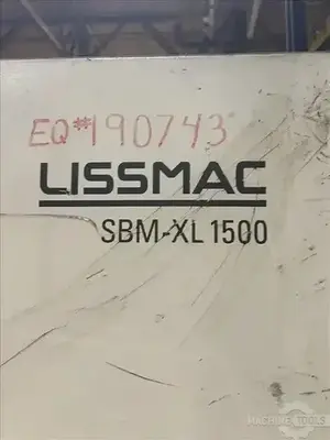 USED 2019 STEELMASTER LISSMAC SBM-XL 1500
