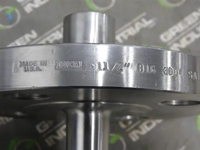 IDEAL D4177 1-1/2" Flanged Thermowell 300 Class B16 SA182 F316/F316L Used