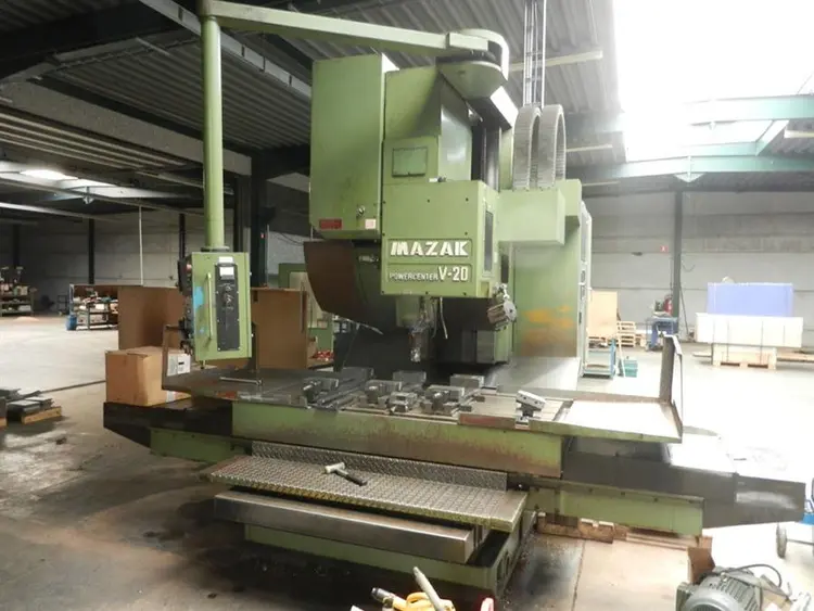 Used MAZAK POWERCENTER V-20-C X: 1550 - Y: 810 - Z: 760 MM Vertical Machining Centers BE | Apt International N.V #361906
