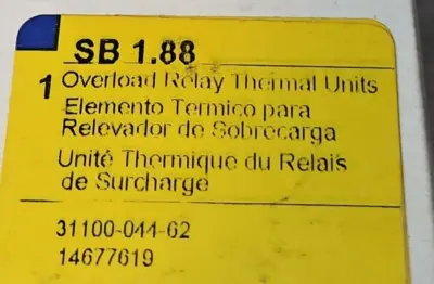 SQUARE D SB1.88 Thermal Unit (BIN423)