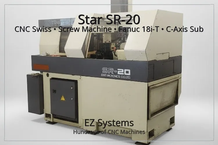 Used 1993 STAR SR-20 Swiss Type Automatic Screw Machines California US | [EZ] EZ Systems #1290077