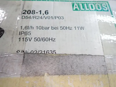 Used ALLDOS EICHLER 2081,6 D54/R24/V01/P03 Pumps (Metering) Ohio US | HGR 24 #737542