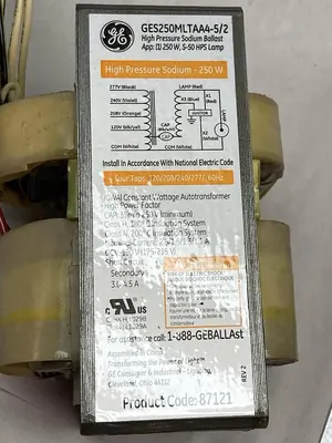 New | in-Stock GENERAL ELECTRIC GES250MLTAA4-5/2 Lighting | Surplus Asset Holdings #1226906