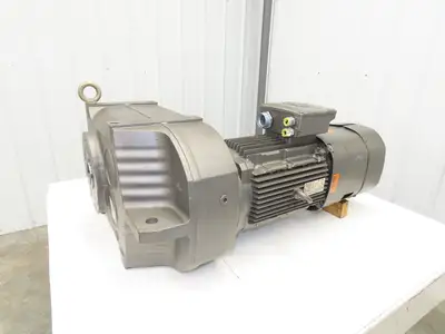 Sew Eurodrive FA97BDRL160M4BE20HR/TF/EG7S/AL Parallel Gearmotor 11.16 Ratio 3PH