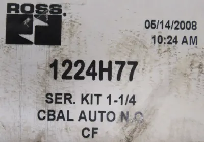 NEW ROSS 1224H77 VALVE SERVICE KIT