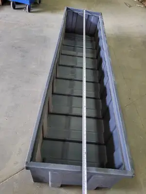 Stacking Storage Bins with Separators