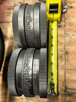 Engraved Pattern Rolls, Antique Master Collection of Jeweler tools for Earnings, Bracelets Bangles and more