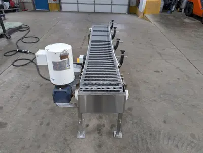 Laughlin SS Plastic Belt Incline Conveyor