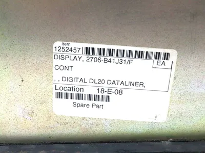 USED ALLEN BRADLEY 2706-B41J16 DIGITAL DL20 DATALINER 2706-B41J31/F 2706B41J16