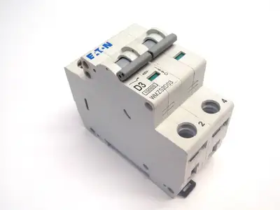 Used Eaton 2 Pole Circuit Breaker Din Rail 5kA, Miniature Circuit Breaker Circuit Breakers Michigan US | Maverick Industrial Sales #1394651