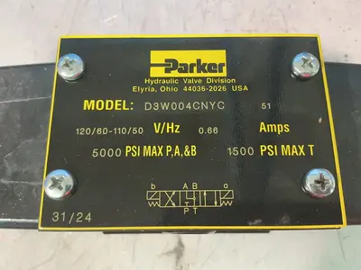 Used PARKER D3W004CNYC Pump & Valve Parts Ohio US | HGR 24 #1358113