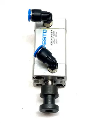 USED FESTO COMPACT PNEUMATIC CYLINDER 16MM BORE 20MM STROKE 536222