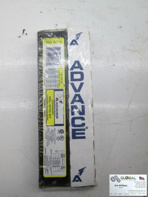 Advance Instant Start Electronic Ballast/120 Volts 0.94 Amps 60 Hertz