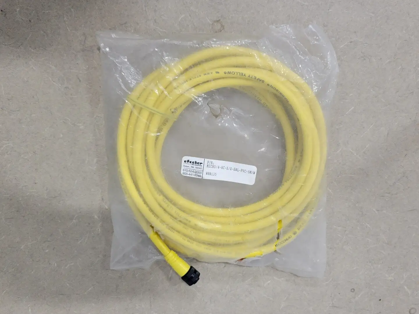 NEW EFECTOR MICRO/4-AC-X/X-SOL-PVC-5M/W
