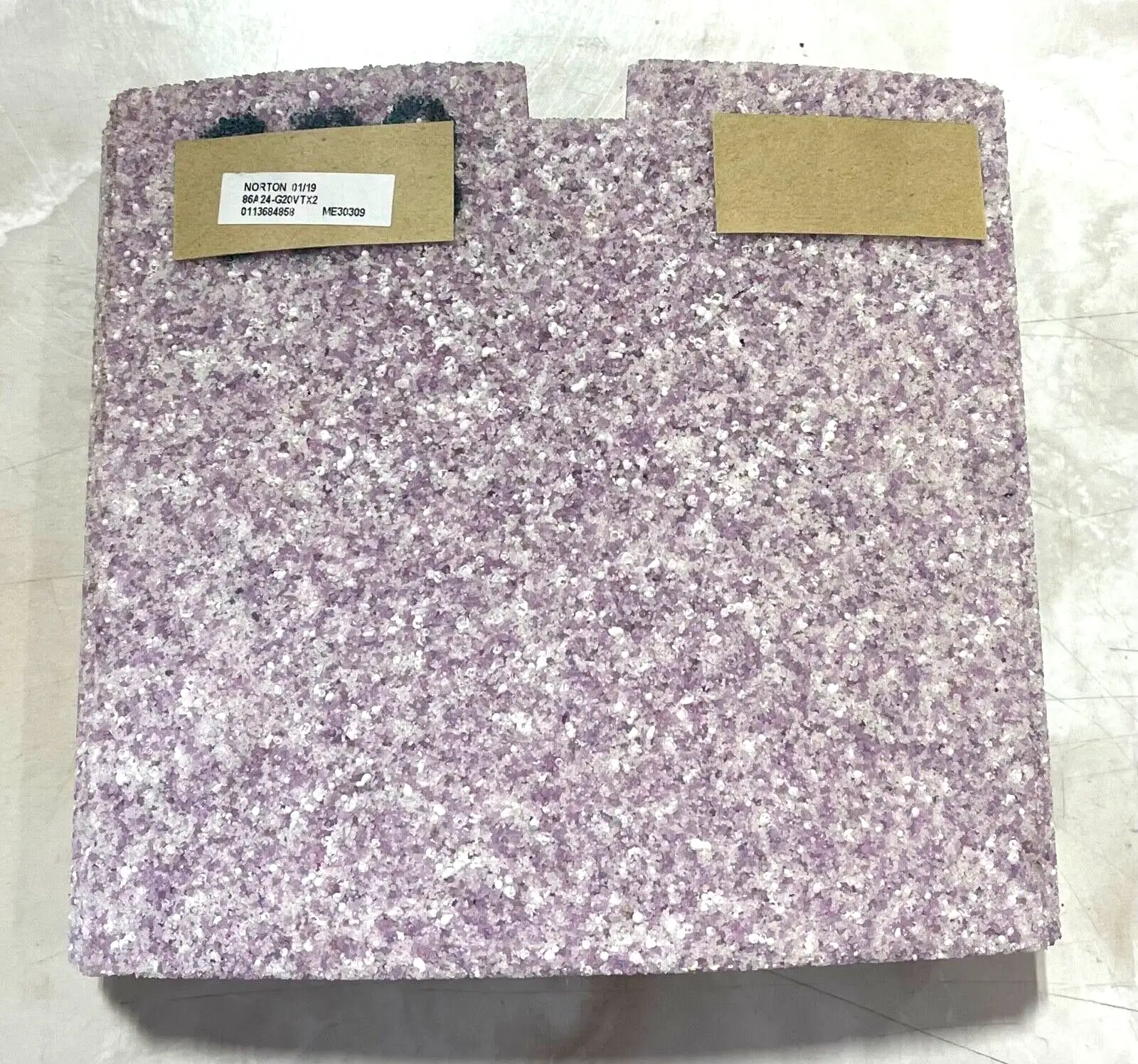 Norton 6" X 6-13/16" X 1-1/2" Vitrium3 Surface Grinding Segments Type 31