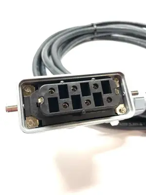 USED YASKAWA CABLE ASSEMBLY W/ AMPHENOL CONNECTORS