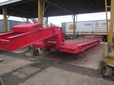 Used TRANSPORT 55 TON DETACHABLE LOWBOY TRAILER Lowboy Trailers Florida US | USA Transequipment #1542486