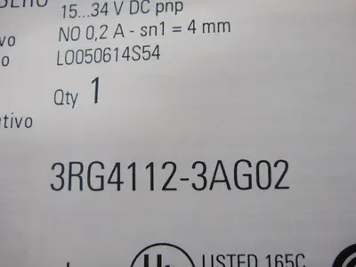 NEW SIEMENS 3RG4112-3AG02