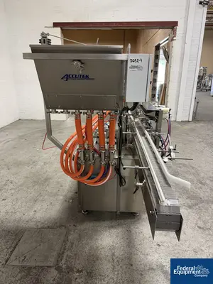 Used Accutek Accutek Inline Piston Filler, Model AVF4-16 Liquid Fillers Ohio US | Federal Equipment Company #1337957