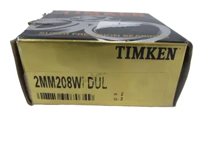 NEW TIMKEN 2MM208WIDUL PRECISION BEARINGS SET OF 2