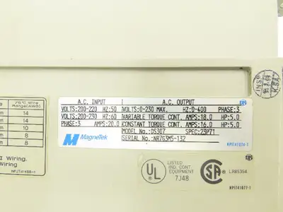 Used MAGNETEK _UNKNOWN_ Variable Speed Drives Indiana US | Arrow Industrial #1408055