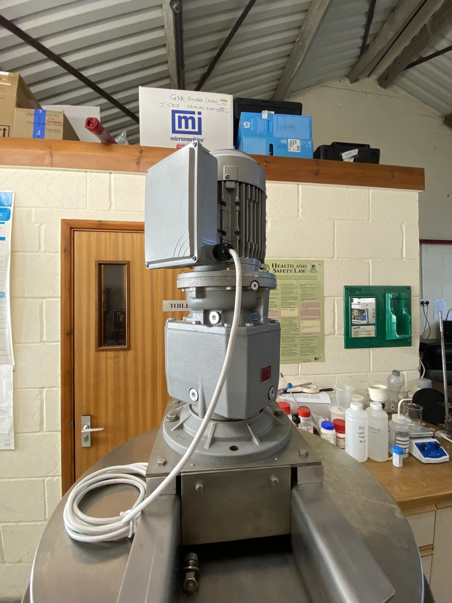 150L S/S Electrically Heated Jktd Mixing Tank 0.75kw