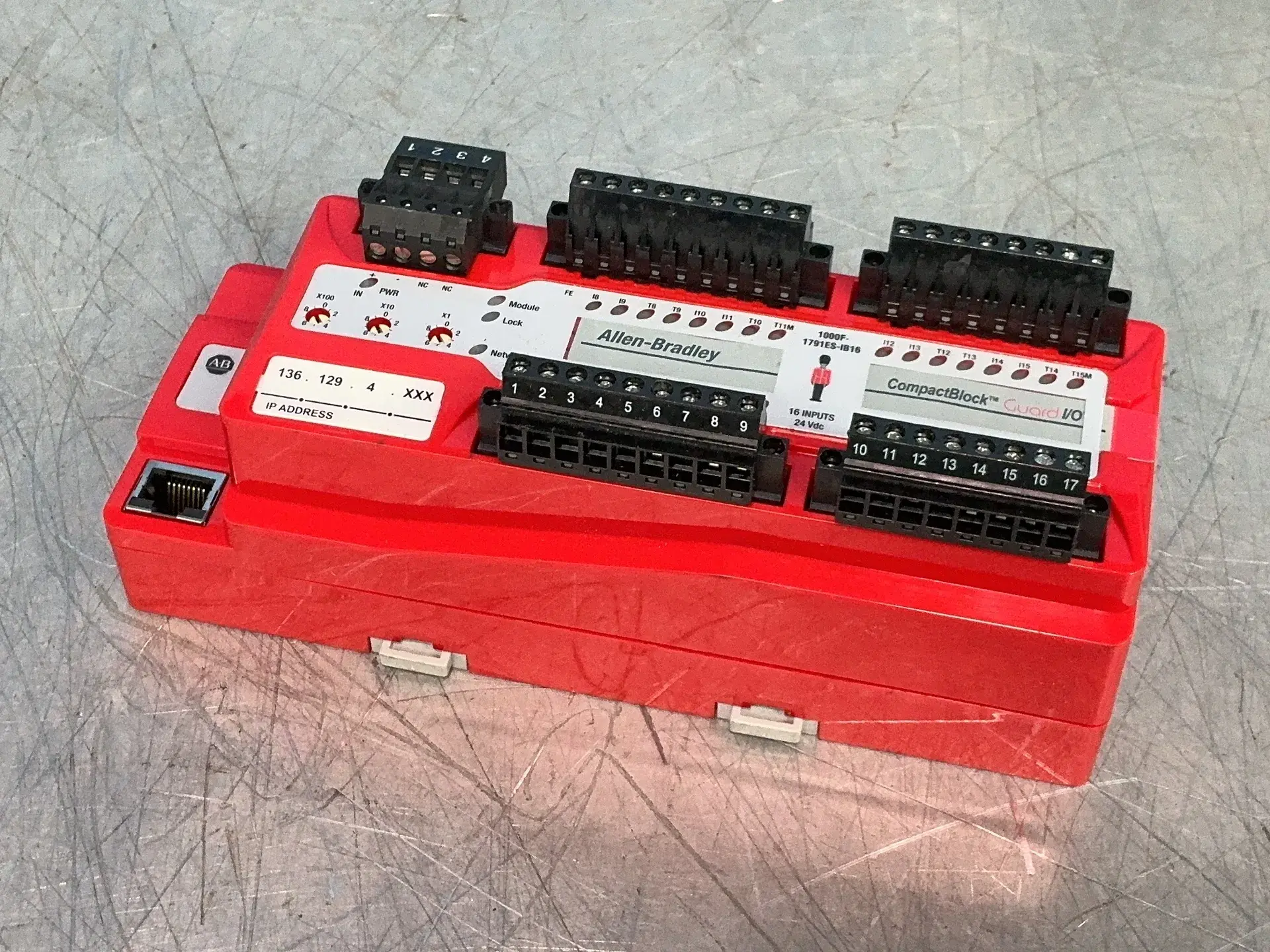 Used 2017 ALLEN BRADLEY 1791ESIB16 PLC Input & Output Ohio US | HGR 24 #1326171