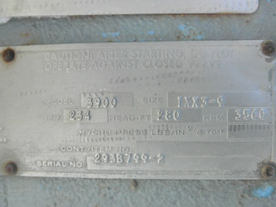 USED GOULDS 3900