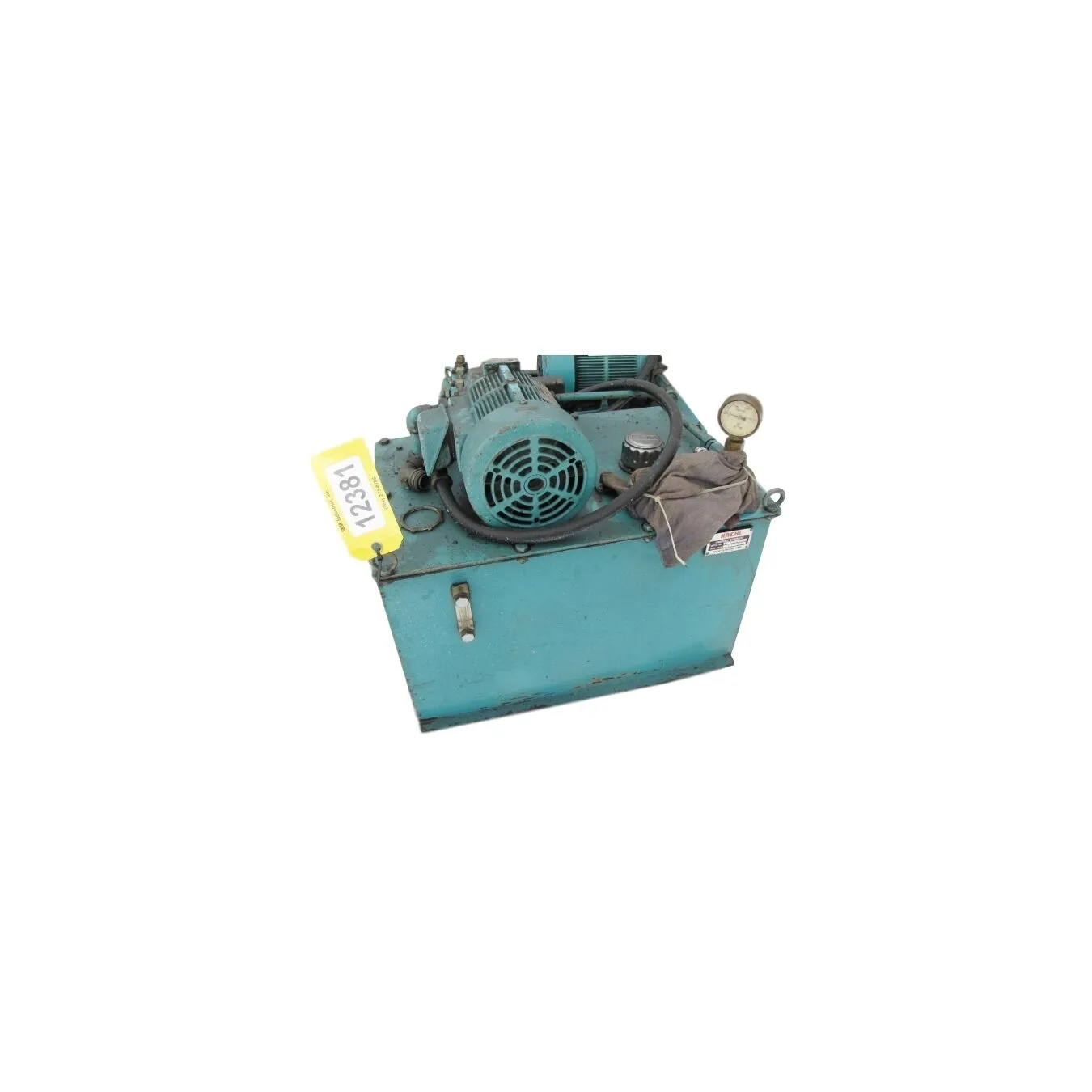 USED 2HP NACHI VARIABLE VANE HYDRAULIC PUMP PACKAGE - SERIES VDR