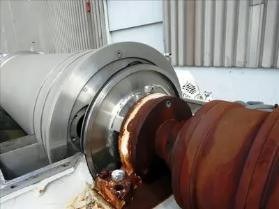 Sharples P3400 HHS Super-D-Canter centrifuge, 316SS.
