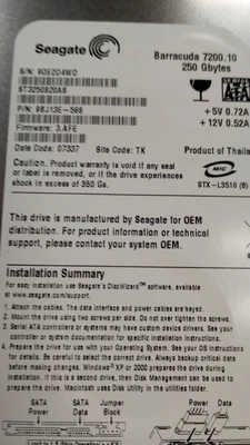 USED Seagate ST3250820AS