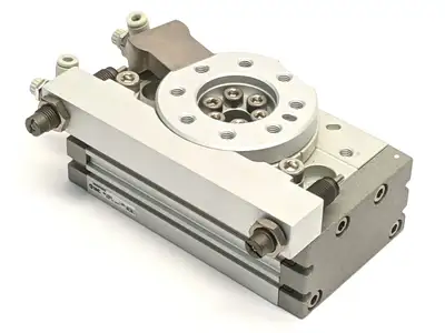 Used SMC EXTERNAL SHOCK ABSORBER ROTARY ACTUATOR TABLE Rotary Actuators Michigan US | Maverick Industrial Sales #1092064