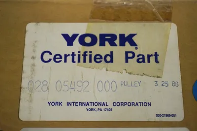 NEW YORK INTERNATIONAL 028-05492-000 PULLEY 02805492000