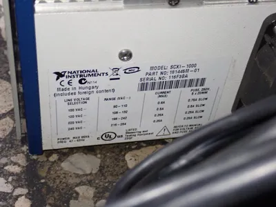Used NATIONAL INSTRUMENTS SCXI1000 Data Acquisition and Logging, Multimeter Systems Ohio US | HGR 24 #933800
