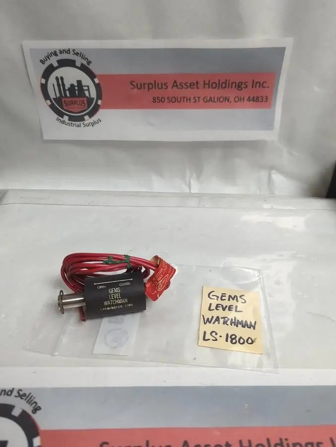 New | in-Stock GEMS LS-1800 Misc Electrical & Power Parts Ohio US | Surplus Asset Holdings #1234310