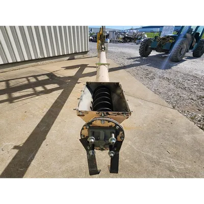 Used 6" Dia. X 18'-6"L  Mild Steel Tubular Screw Auger Conveyor