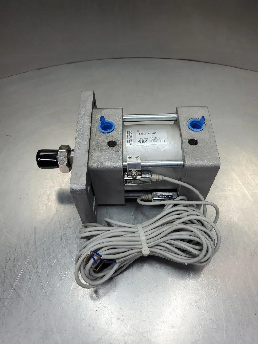 SMC MDBF80-30-A54Z Pneumatic Cylinder w/2 SMC D-A54 Reed Switches. 6C-14