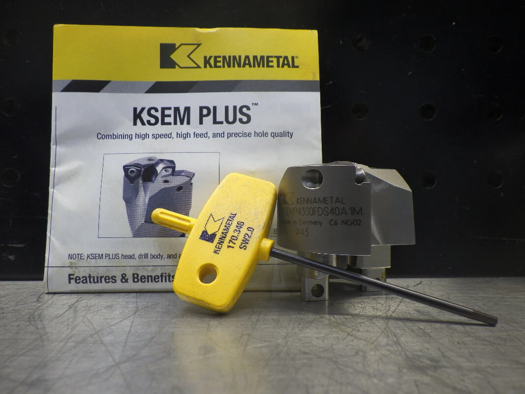 Kennametal 43mm A1 Indexable Drill Head KSEMP 4300FDS40A1M (LOC1066A)