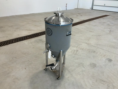 Used SPIKE BREWING CF15 CONICAL FERMENTER/UNITANK WITH INSULATED CONICAL JACKET 18 GALLONS Brewing Equipment Michigan US | Miedema Asset Management Group #1580116