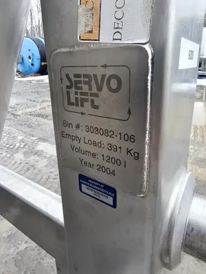 Used 310 Gallon Tank (Tote), Stainless Steel