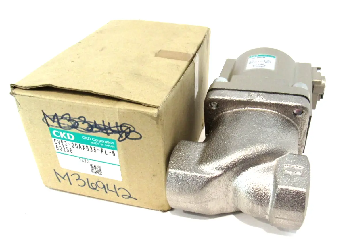 NEW CKD CVE2-20AX835-FL-6 60236 VALVE CVE220AX835FL660236