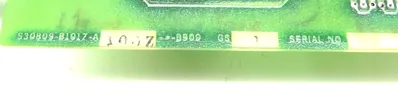 USED SIEMENS 31935 CONTROL BOARD W30809-B1017-W-4-B900, S30809-B1017-A-100Z-B900
